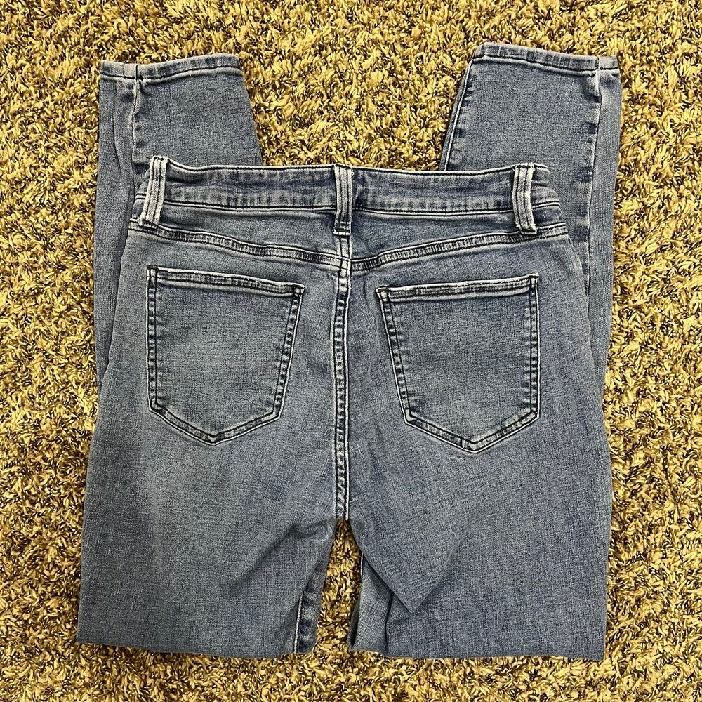 Pistola Light Wash Blue Faded Skinny Jeans Mid Rise Waist size 28 - Picture 3 of 5